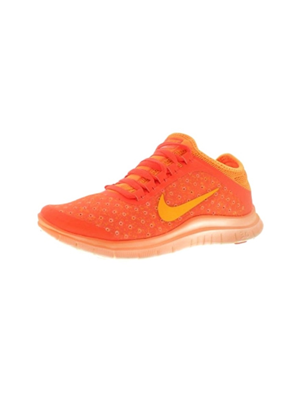 Nike Women's Free 3.0 v5 EXT - Total Crimson Bright Citrus Sail Orange Sneakers